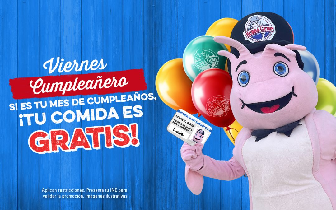 Promociones en Bubba Gump Cancún que no te puedes perder